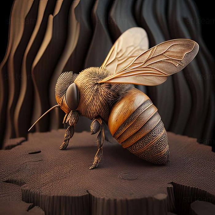 3D модель Eristalis abusiva (STL)